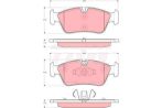 BMW 3 fékbetét garnitúra | TRW GDB1625