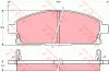 Nissan Pathfinder fékbetét garnitúra | TRW GDB3167