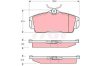 Nissan Almera fékbetét garnitúra | TRW GDB3168