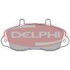 Opel Movano  fékbetét garnitúra | Delphi LP1406