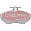 Volkswagen Lupo fékbetét garnitúra | Delphi LP1409