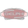 Toyota Yaris fékbetét garnitúra | Delphi LP1414