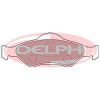 Ford Ka fékbetét garnitúra | Delphi LP1470