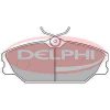 Renault Megane fékbetét garnitúra | Delphi LP1524