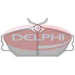 Renault Clio fékbetét garnitúra | Delphi LP1524