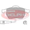 Volkswagen Polo fékbetét garnitúra | Delphi LP1525