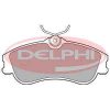Peugeot Partner fékbetét garnitúra | Delphi LP1624