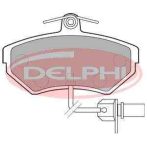 Seat Exeo fékbetét garnitúra | Delphi LP1631