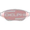 Peugeot 206 fékbetét garnitúra | Delphi LP1653