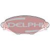 Citroen C5 fékbetét garnitúra | Delphi LP1654