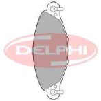 Citroen C5 fékbetét garnitúra | Delphi LP1655