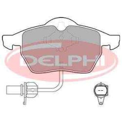 Seat Exeo fékbetét garnitúra | Delphi LP1672