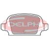 Opel Tigra  fékbetét garnitúra | Delphi LP1677