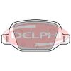 Fiat Punto fékbetét garnitúra | Delphi LP1678