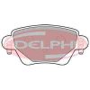 Ford Mondeo fékbetét garnitúra | Delphi LP1682 Ford Mondeo fékbetét garnitúra | Delphi LP1682
