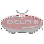 Renault Trafic fékbetét garnitúra | Delphi LP1695