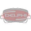 Toyota Avensis fékbetét garnitúra | Delphi LP1711