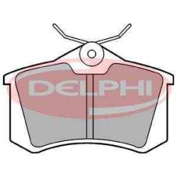 Renault Twingo fékbetét garnitúra | Delphi LP1713