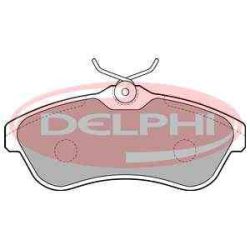 Citroen C3 Pluriel  fékbetét garnitúra | Delphi LP1715