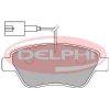 Peugeot Bipper fékbetét garnitúra | Delphi LP1722