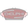 Nissan Almera Tino fékbetét garnitúra | Delphi LP1732