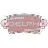 Nissan Interstar fékbetét garnitúra | Delphi LP1747
