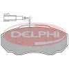 Citroen Jumper fékbetét garnitúra | Delphi LP1750