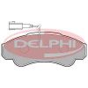 Citroen Jumper fékbetét garnitúra | Delphi LP1751