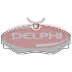 Renault Avantime fékbetét garnitúra | Delphi LP1767