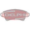 Citroen Xsara fékbetét garnitúra | Delphi LP1846