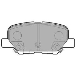 Citroen C4 fékbetét garnitúra | Delphi LP2501
