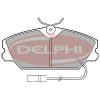 Renault Megane fékbetét garnitúra | Delphi LP539